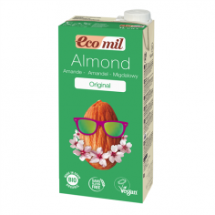 Молоко миндальное с сиропом агавы, EcoMil, 200 мл