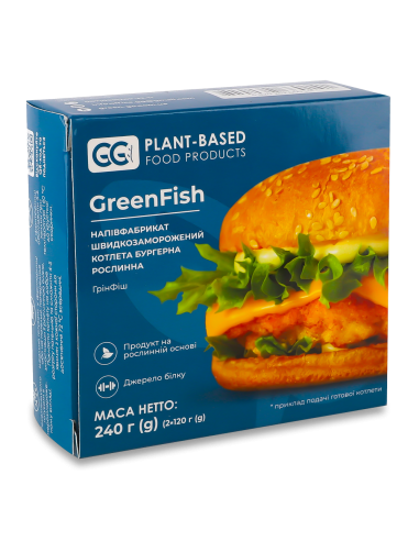 Котлета рослинна Рибна GreenFish,...