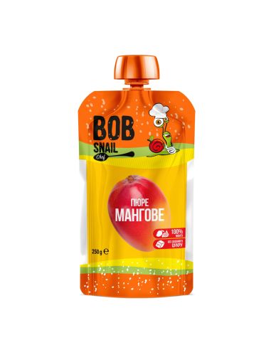 Пюре фруктове Манго, Bob snail...