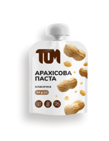 Паста арахісова Класична, ТОМ,...