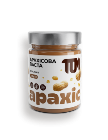Паста арахісова Класична, ТОМ, 300г
