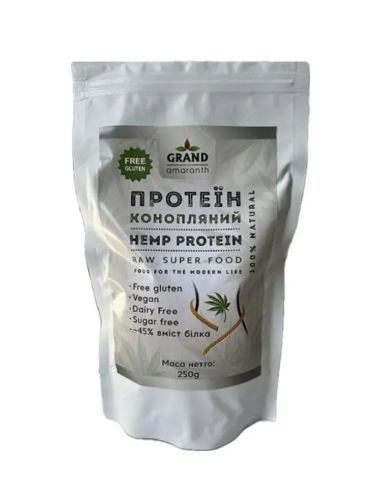 Протеїн Конопляний, Grand Amaranth, 250г