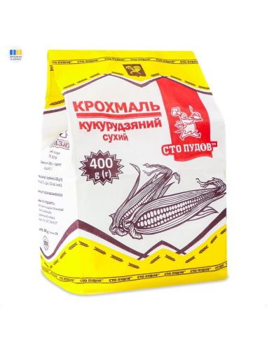 Крохмаль Кукурудзяний, Сто Пудів, 400г