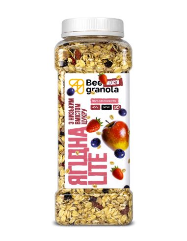 Мюслі Ягідна Lіte, Bee Granola, 450г