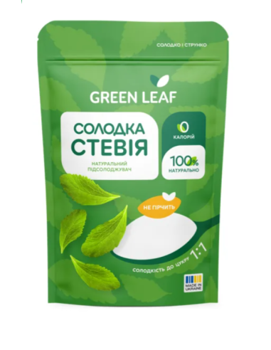 Стевія Солодка 1:1, дойчпакет, Green...