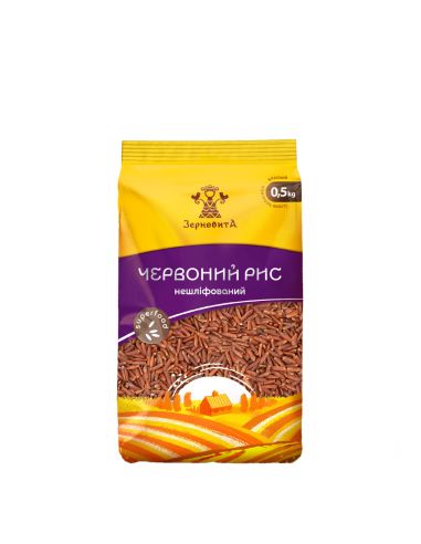 Рис Червоний нешліфований, ЗерновитА,...