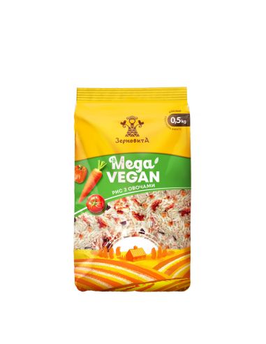 Рис з овочами Mega VEGAN, ЗерновитА,...
