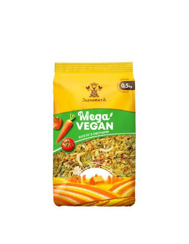 Булгур з овочами Mega VEGAN,...