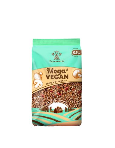 Гречка з Грибами Mega VEGAN,...