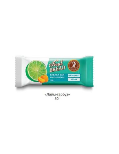 Фруктовий хліб Лайм-Гарбуз, Shoude, 50г