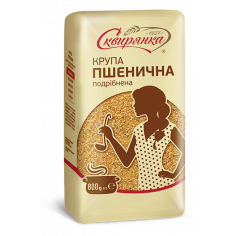 Крупа з мякої пшениці подрібленої шліфованої №3, Сквирянка, 800г