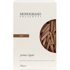 Макарони Пенне Рігате з зерна Спельта Monograno, Felicetti, 500г