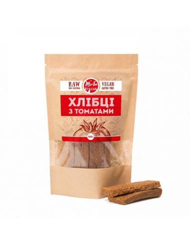 Хлібці з томатами, Жива кухня, 100г