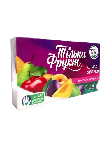 Пастила слива-яблуко, Тільки Фрукт, 50г