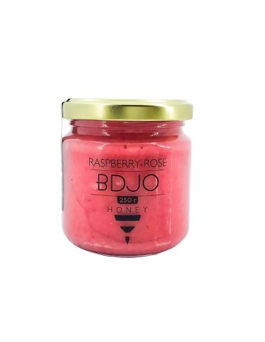 Мед малина-троянда, BDJO, 250г