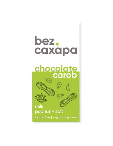 Шоколад молочний Арахіс Сіль, bez.сахара, 90г
