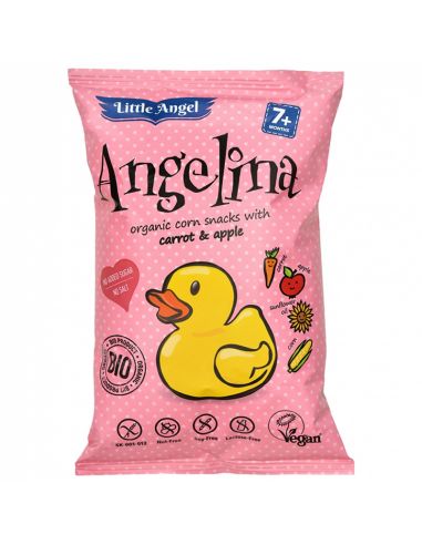 Кукурудзяні снеки Angelina органічні, Mclloyd's, 30г