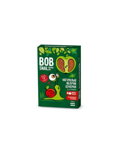 Натуральні яблучні цукерки з м`ятою bob snail (Равлик Боб), 120г