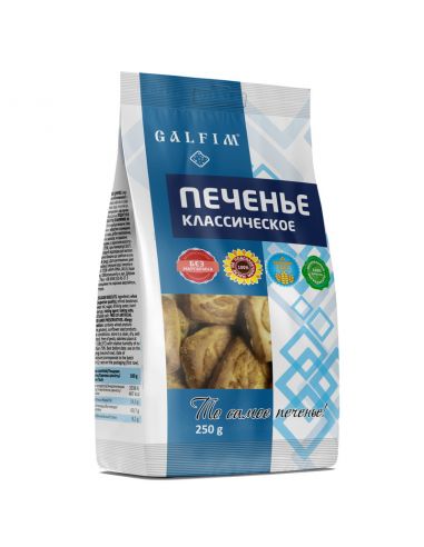 Печиво цукрове класичне, Galfim, 250г