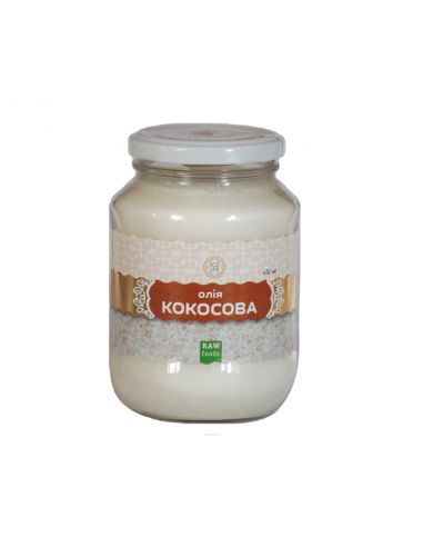 Олія кокосова, EcoLiya, 450мл