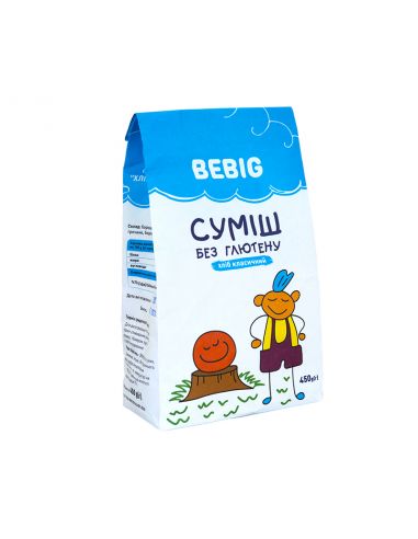Суміш для випікання "Хліб класичний", Bebig, 450г
