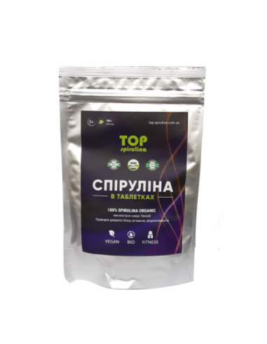 Спіруліна в таблетках, Top spirulina,...