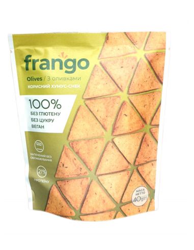 Хумус-снек з оливками, Frango, 40г