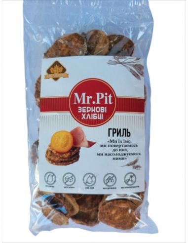 Хлібці зернові Гриль, Mr.Pit, 90г