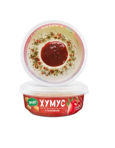 Хумус з паприкою, закуска з бобових...