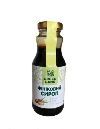 Сироп Фініковий, Скло, Green lane, 330г